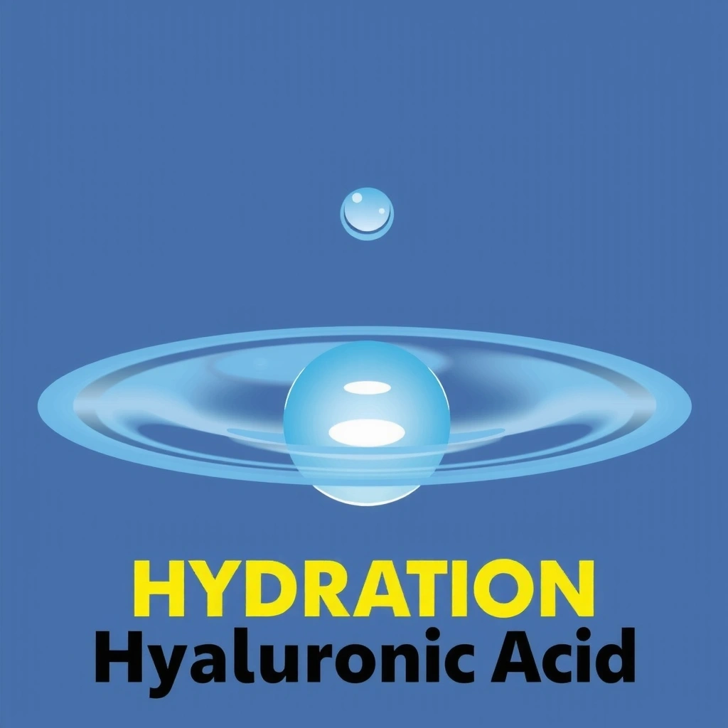 Icona di una goccia d'acqua che rappresenta l'Acido Ialuronico